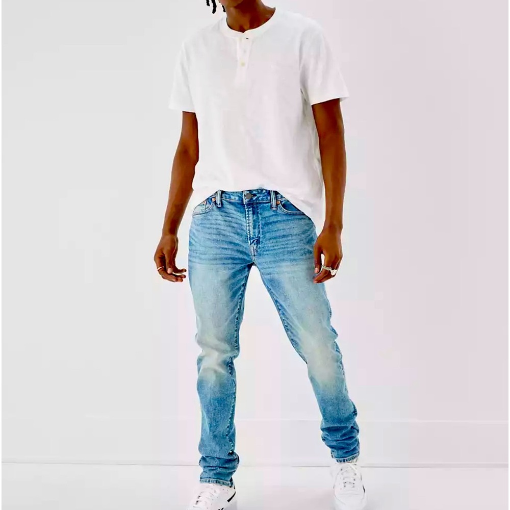 American Eagle men’s air flex+ slim jeans. Size 34x34